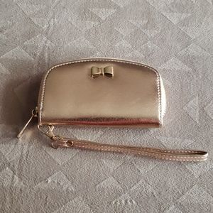Rose Gold Wristlet Clutch